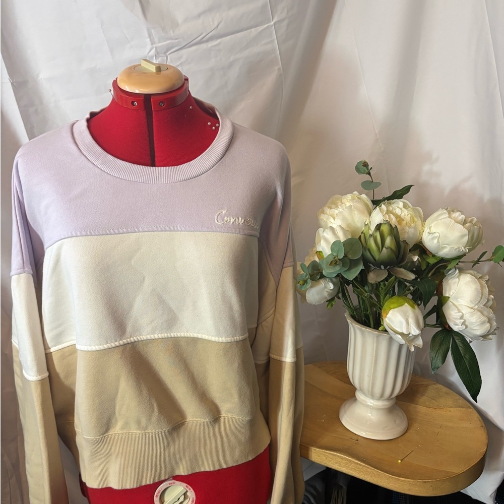 Converse Pastel Block Crewneck